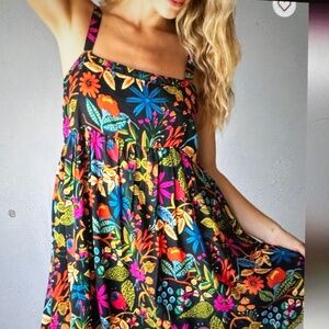 Natural Life Patti floral Dress. Small